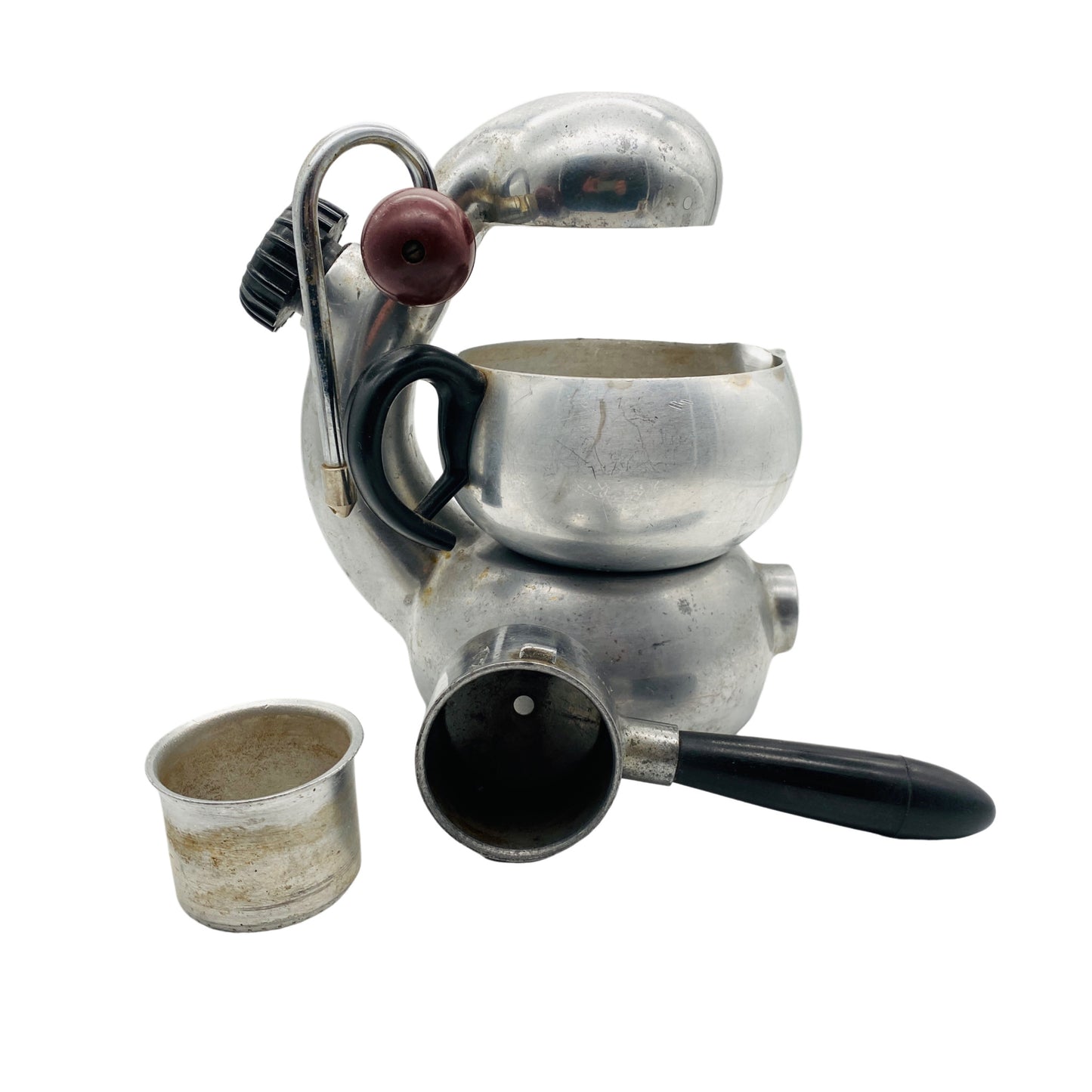 Atomic Cappuccino Maker Italy Aluminium 50er 60er 70er Vintage Mid Century Lounge