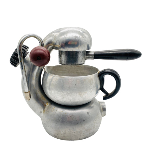 Atomic Cappuccino Maker Italy Aluminium 50er 60er 70er Vintage Mid Century Lounge