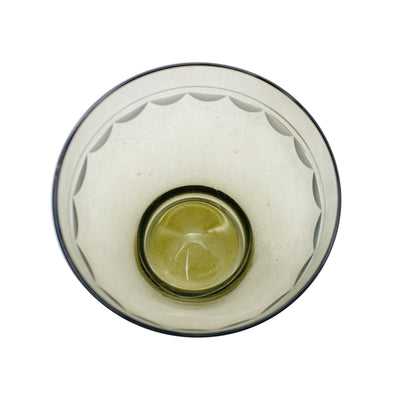 Beschliffene Gläser Rauchglas 1960er Jahre Mid Century Lounge Wassergläser