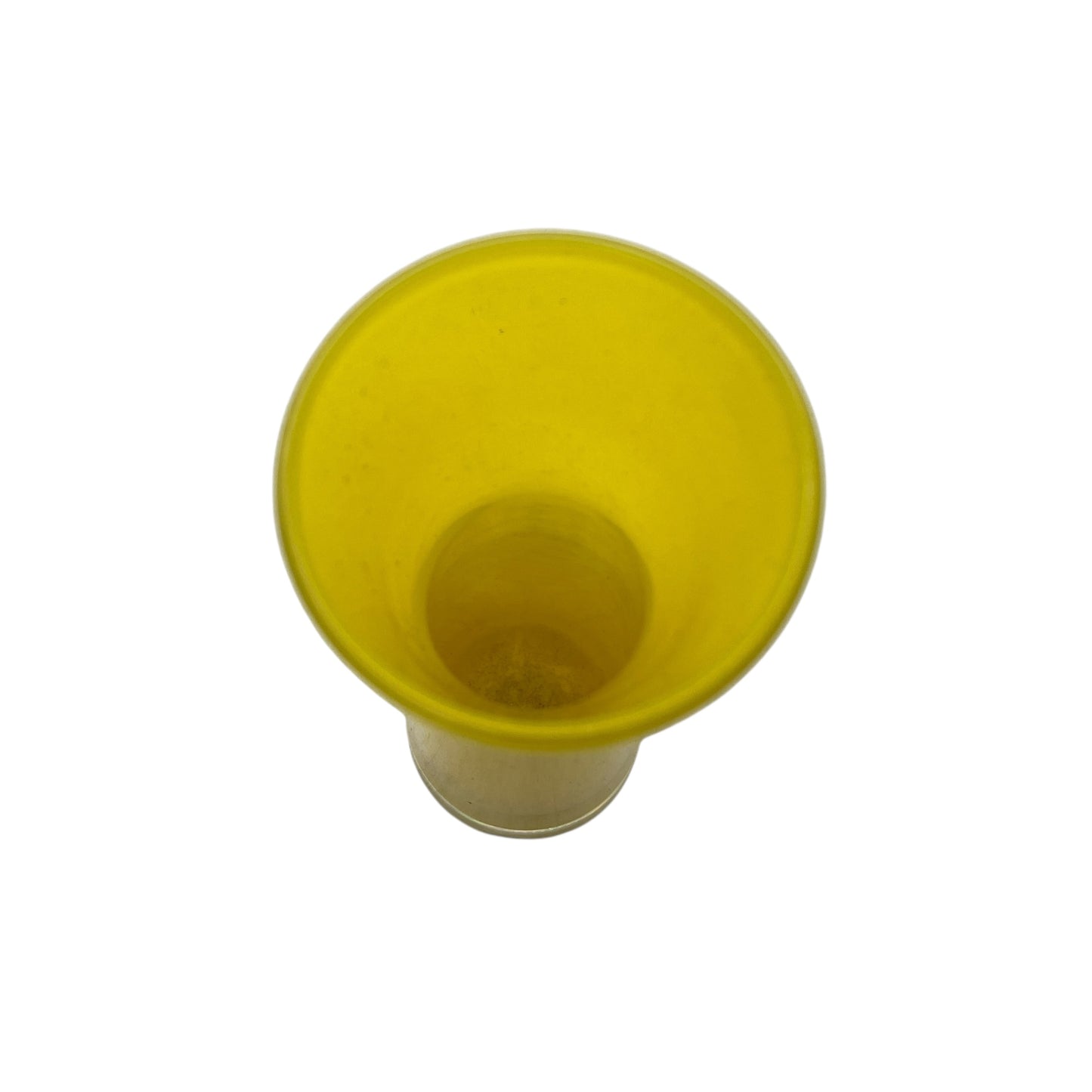 Bo Borgström Vase für Aseda Schweden Glas gelb 60er 70er Jahre Mid Century