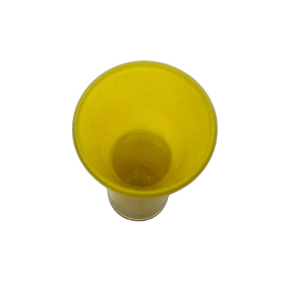 Bo Borgström Vase für Aseda Schweden Glas gelb 60er 70er Jahre Mid Century