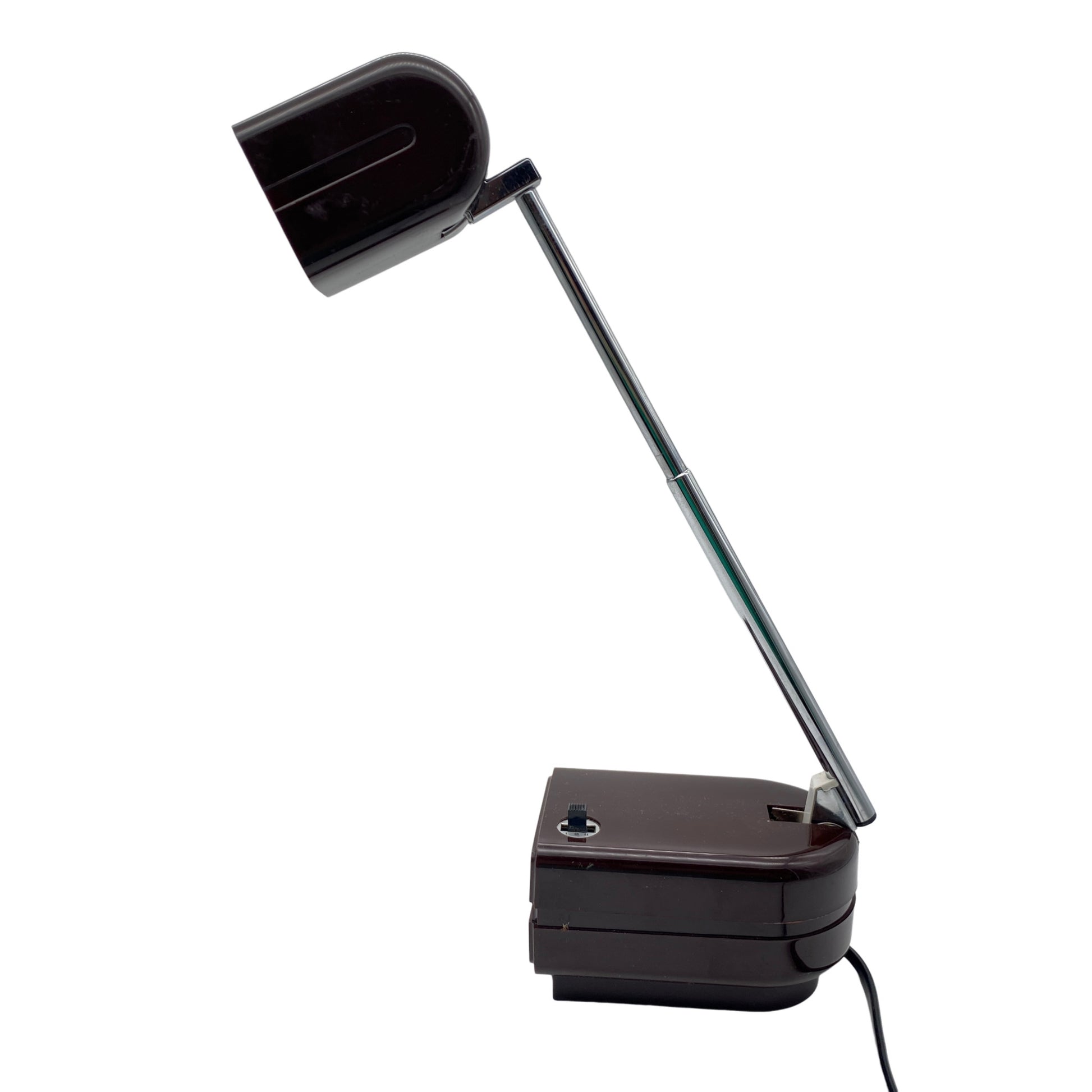 Briloner Leuchte braun Vintage 70er klappbar ausziehbar Reiseleuchte Lampe