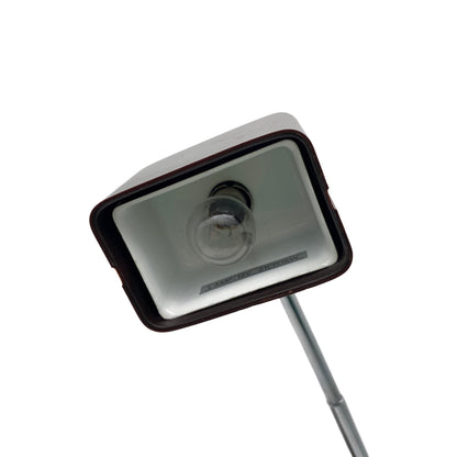 Briloner Leuchte braun Vintage 70er klappbar ausziehbar Reiseleuchte Lampe