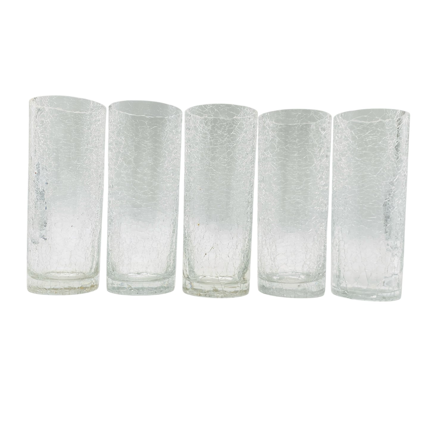 Cocktailgläser Longdrickgläser Craquelße Glas Eisglas 50er 60er 70er Jahre Hausbar Gläser