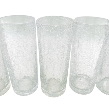Cocktailgläser Longdrickgläser Craquelße Glas Eisglas 50er 60er 70er Jahre Hausbar Gläser