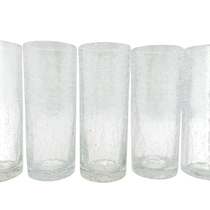 Cocktailgläser Longdrickgläser Craquelße Glas Eisglas 50er 60er 70er Jahre Hausbar Gläser