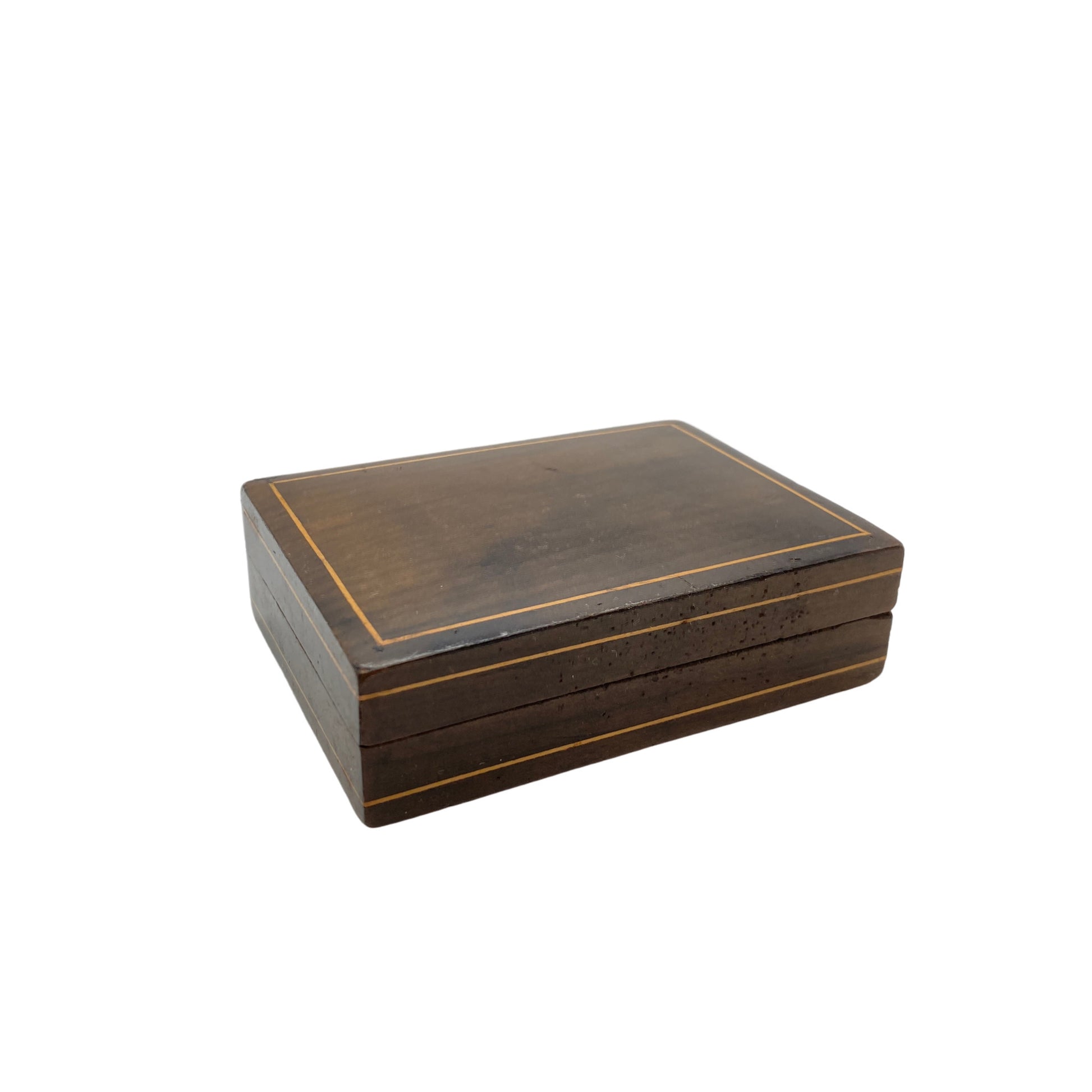Dose Deckeldose Holz Schatulle mini Vintage 40er 50er Mid Century