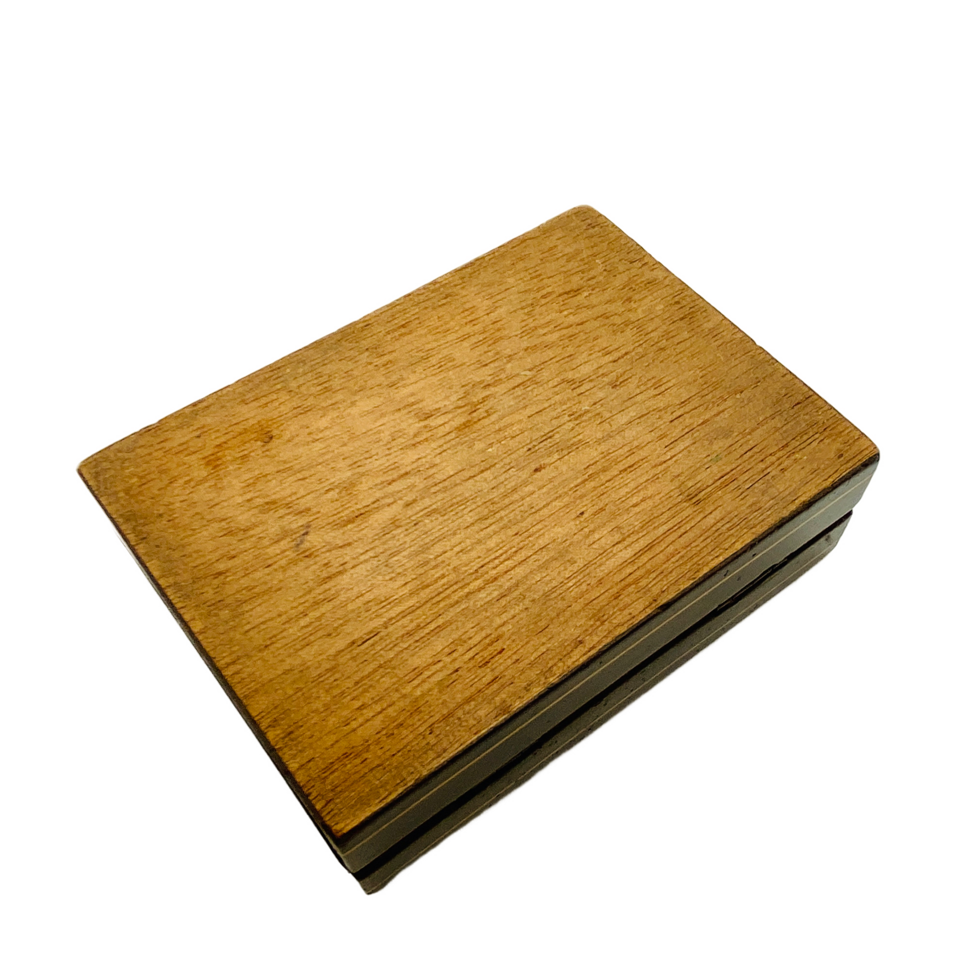Dose Deckeldose Holz Schatulle mini Vintage 40er 50er Mid Century