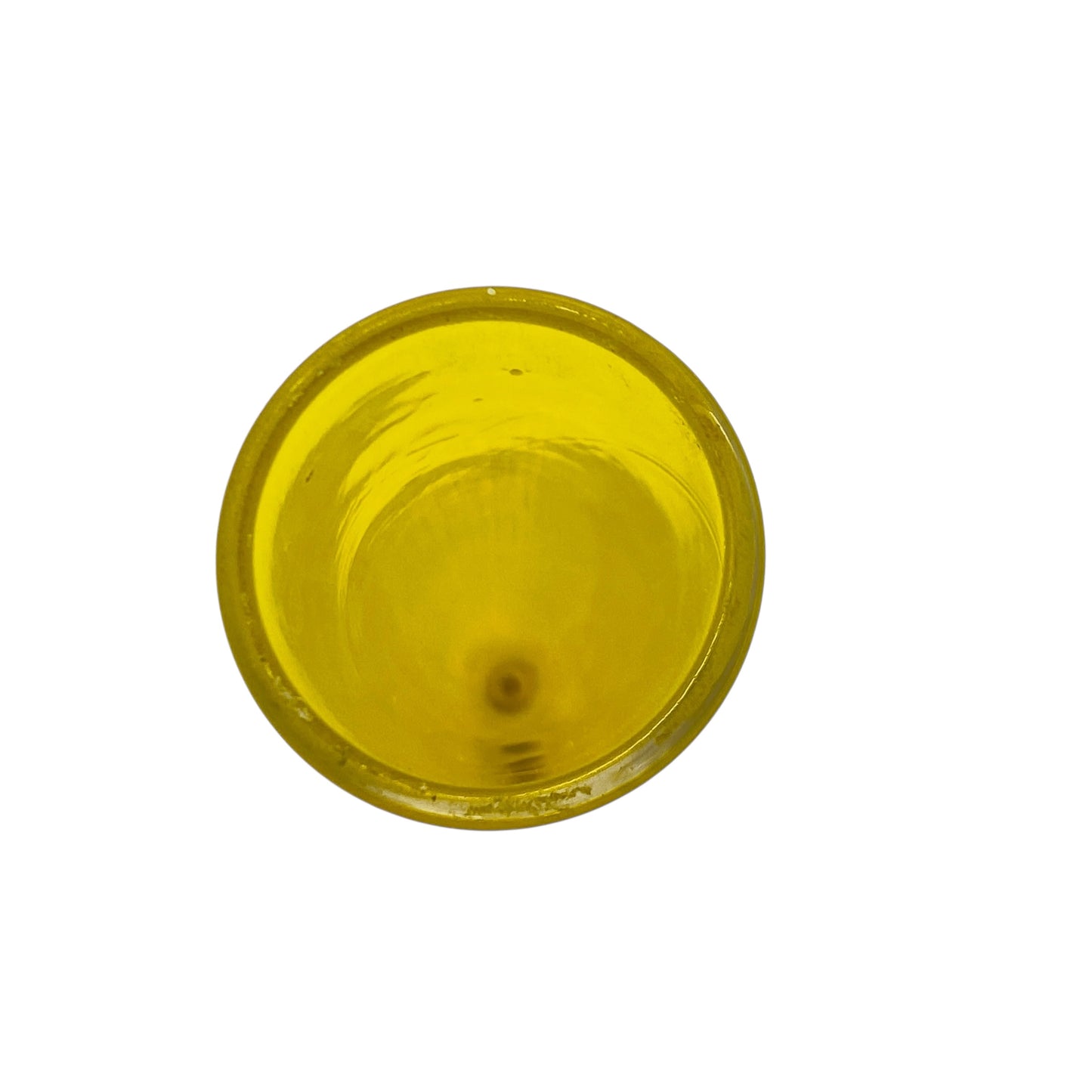 EKENÄS Vase gelb transparent Luftblasen Einschlüsse 60er 70er Jahre Glas Schweden