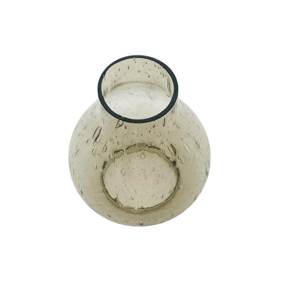 Ersatzschirm Lampenschirm Petroleumlampe H 12,1cm Glas Rauchglas grau Schirm