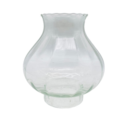 Ersatzschirm für Vintage Kerzenhalter Windlicht transparent Glas 60er 70er Schirm