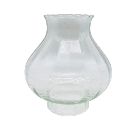 Ersatzschirm für Vintage Kerzenhalter Windlicht transparent Glas 60er 70er Schirm