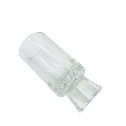 FRIEDRICH Glas Sektgläser 4er Set Serie Konsul beschliffen Facetten transparent 60er 70er Jahre