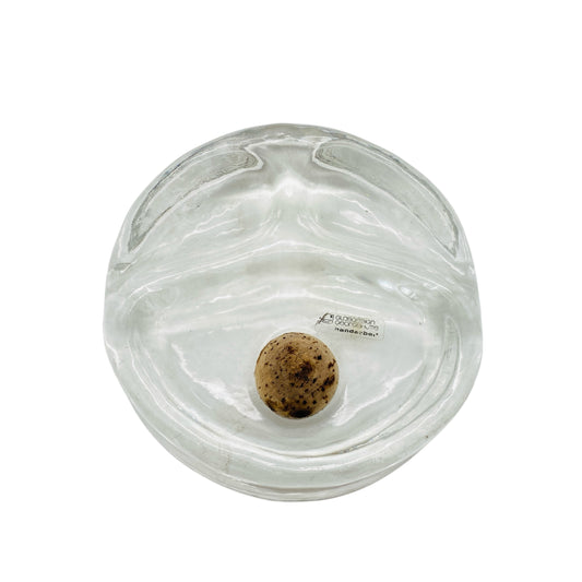Georgshütte Glasdesign Aschenbecher Pfeifenaschenbecher Glas 60er 70er Schale