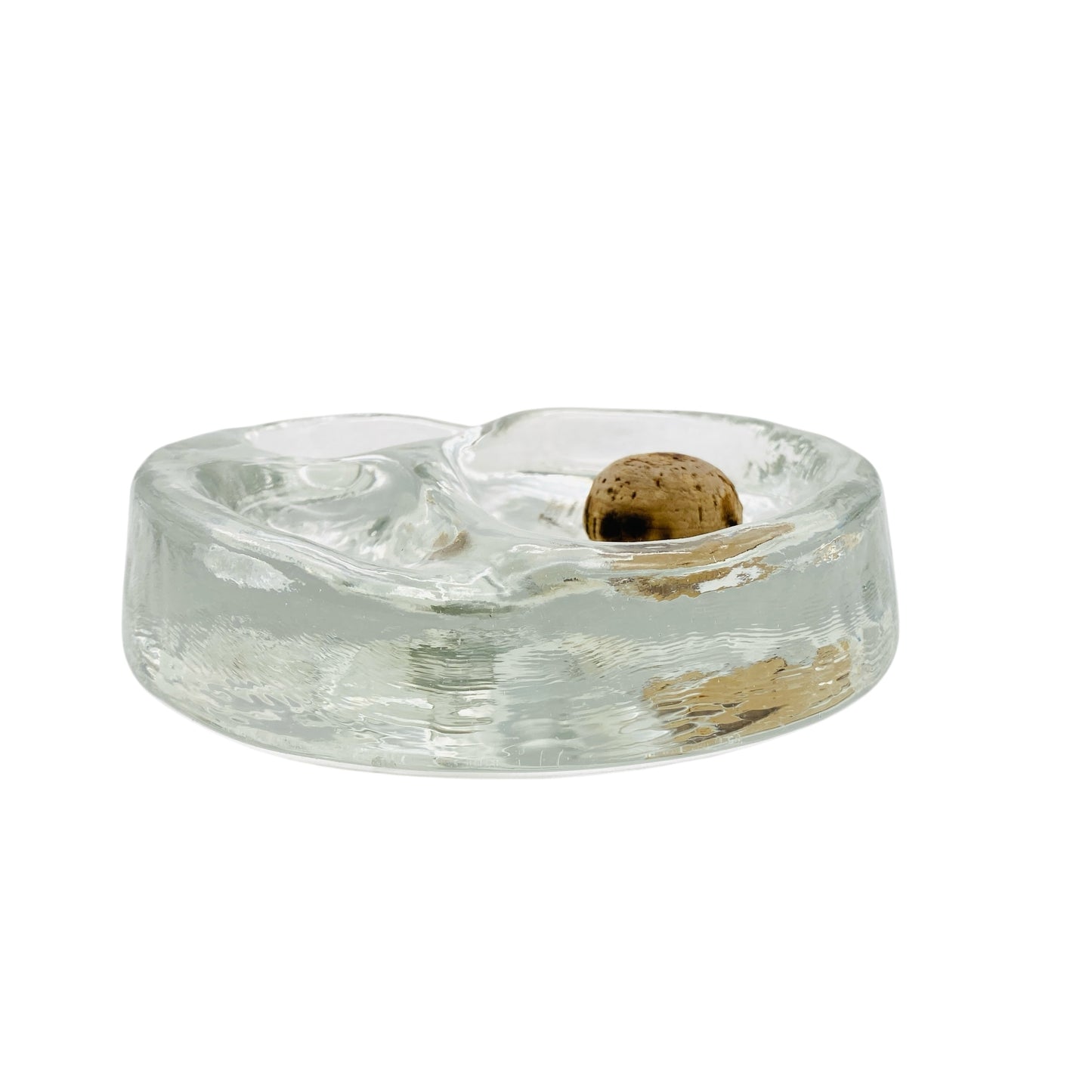 Georgshütte Glasdesign Aschenbecher Pfeifenaschenbecher Glas 60er 70er Schale