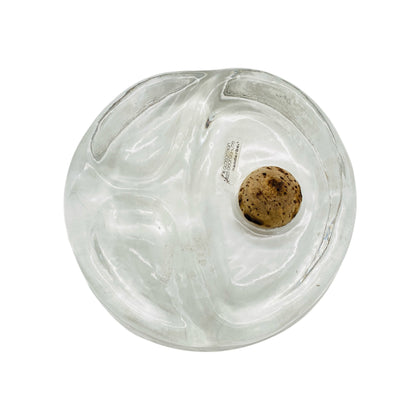 Georgshütte Glasdesign Aschenbecher Pfeifenaschenbecher Glas 60er 70er Schale