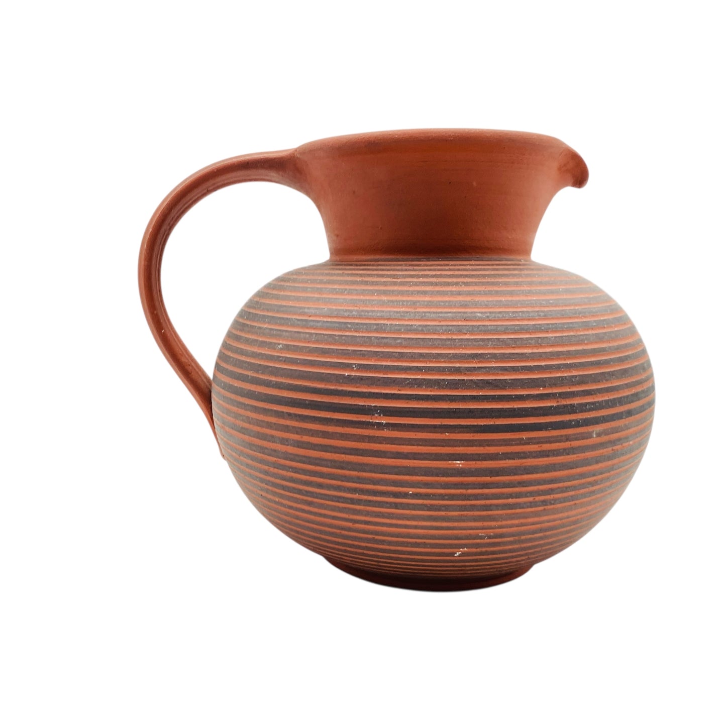 Rudi STAHL Keramik Vase Ritzdekor 50er 60er Jahre Studiokeramik (sign.) braun