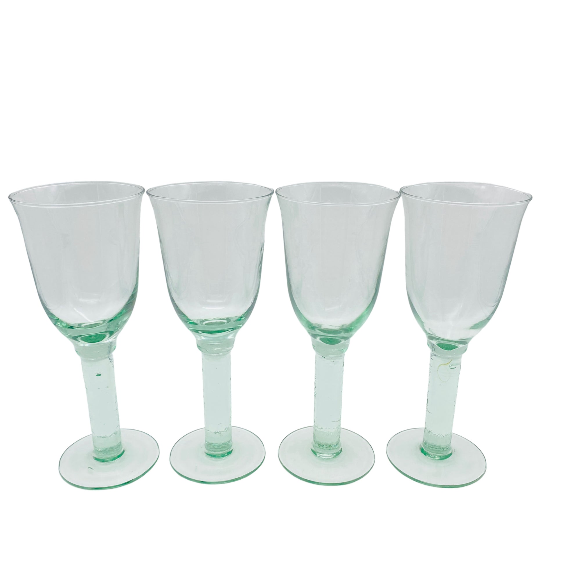 Weingläser grün 4er Set ländliches Design Glas Gläser