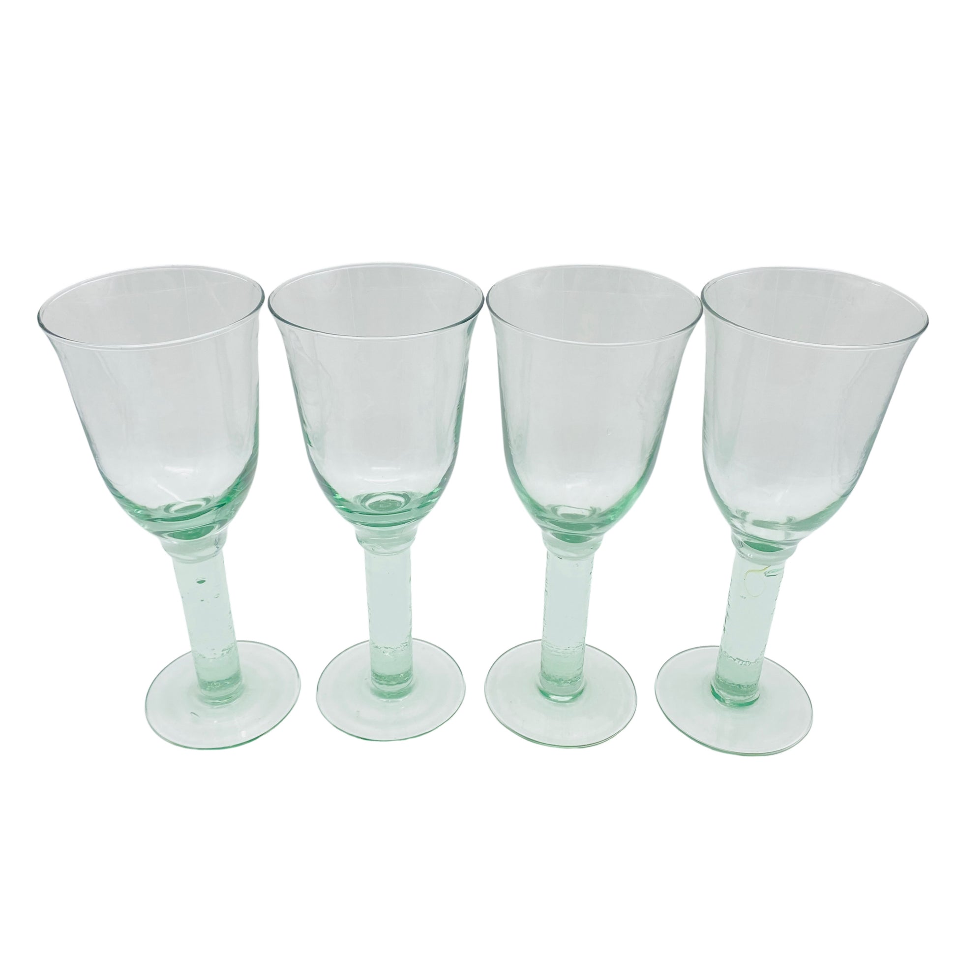 Weingläser grün 4er Set ländliches Design Glas Gläser