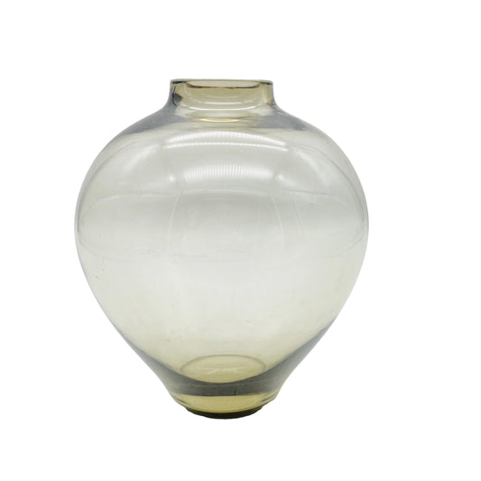 Rauchglasvase 60er 70er Mid Century Glas Vase Vintagedekoration
