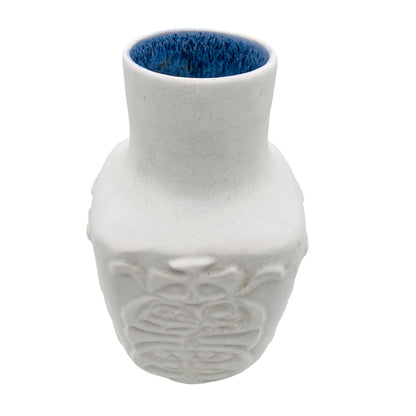 Scheurich Vase 520/21 Keramik Vintage 60er 70er Mid Century weiß