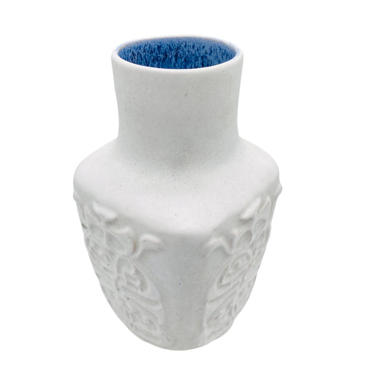 Scheurich Vase 520/21 Keramik Vintage 60er 70er Mid Century weiß