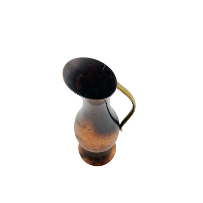 Kupfervase Vase Mid Century Modern Kupfer Vintage 50er 60er Jahre