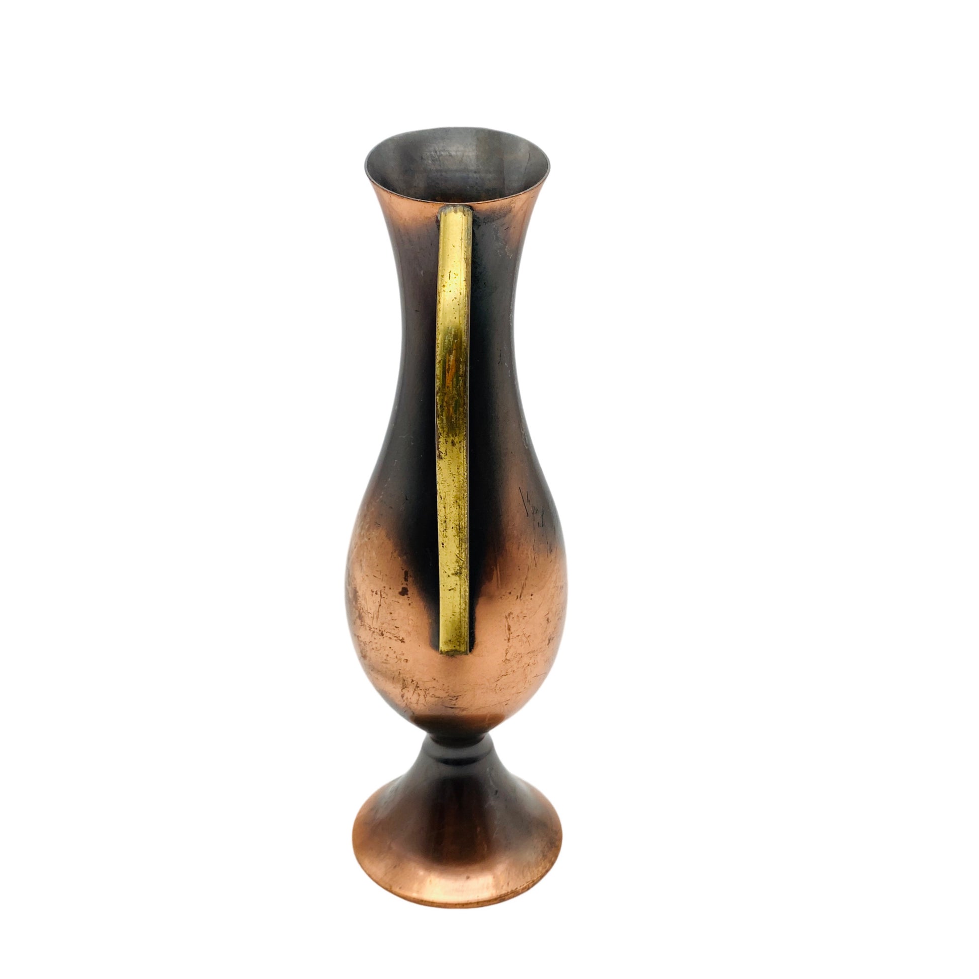 Kupfervase Vase Mid Century Modern Kupfer Vintage 50er 60er Jahre