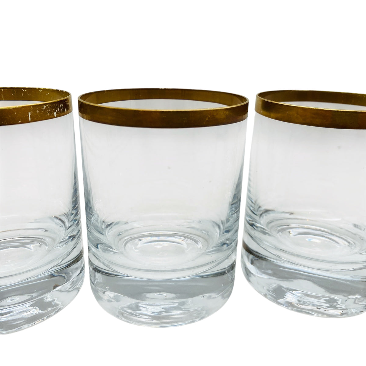 Ingrid Glas Whiskyglas Goldfarben 70er