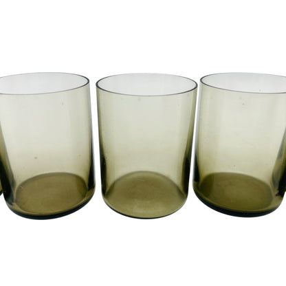 INGRID Schnapsgläser Likörgläser Rauchglas grau 50er 60er Jahre Mid Century Bargläser