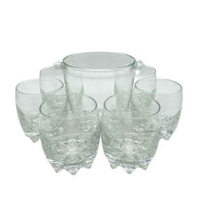 I Vetri di Fidenza Whisky Set Ice Bucket Eiseimer Gläser Vintage 70er 80er 