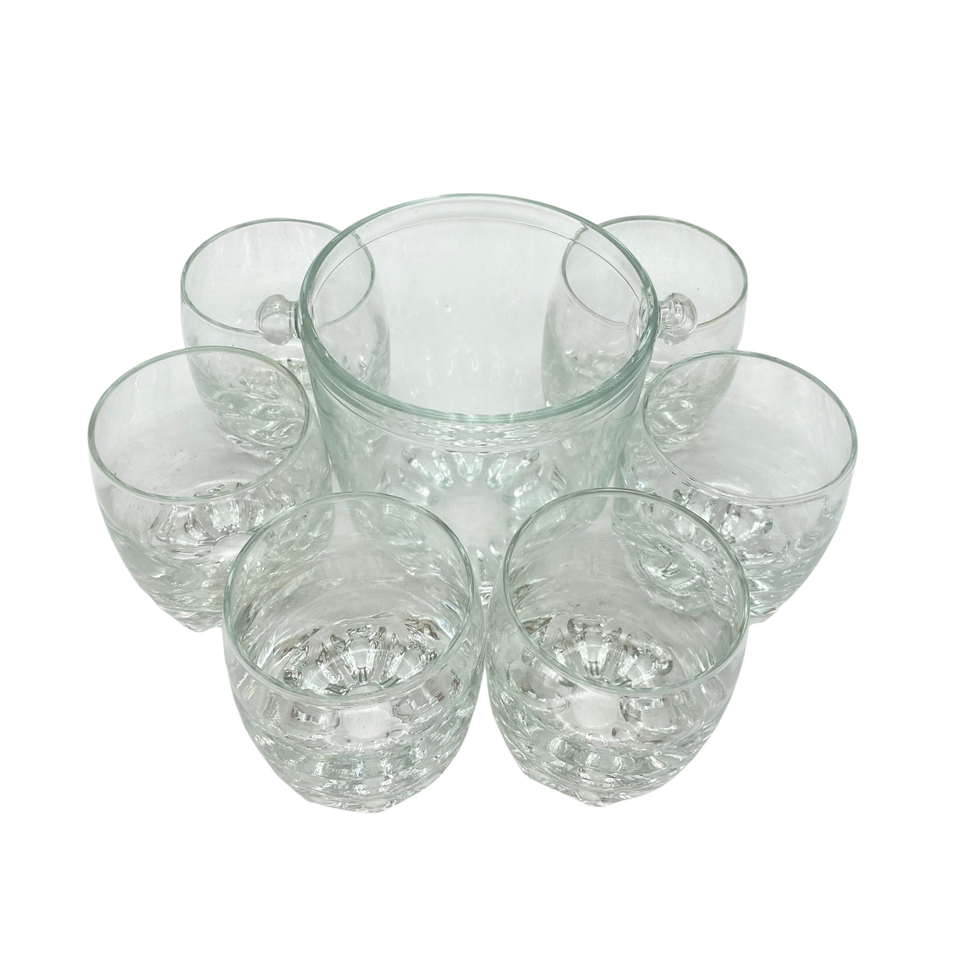 I Vetri di Fidenza Whisky Set Ice Bucket Eiseimer Gläser Vintage 70er 80er 