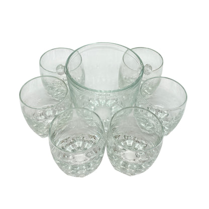 I Vetri di Fidenza Whisky Set Ice Bucket Eiseimer Gläser Vintage 70er 80er 