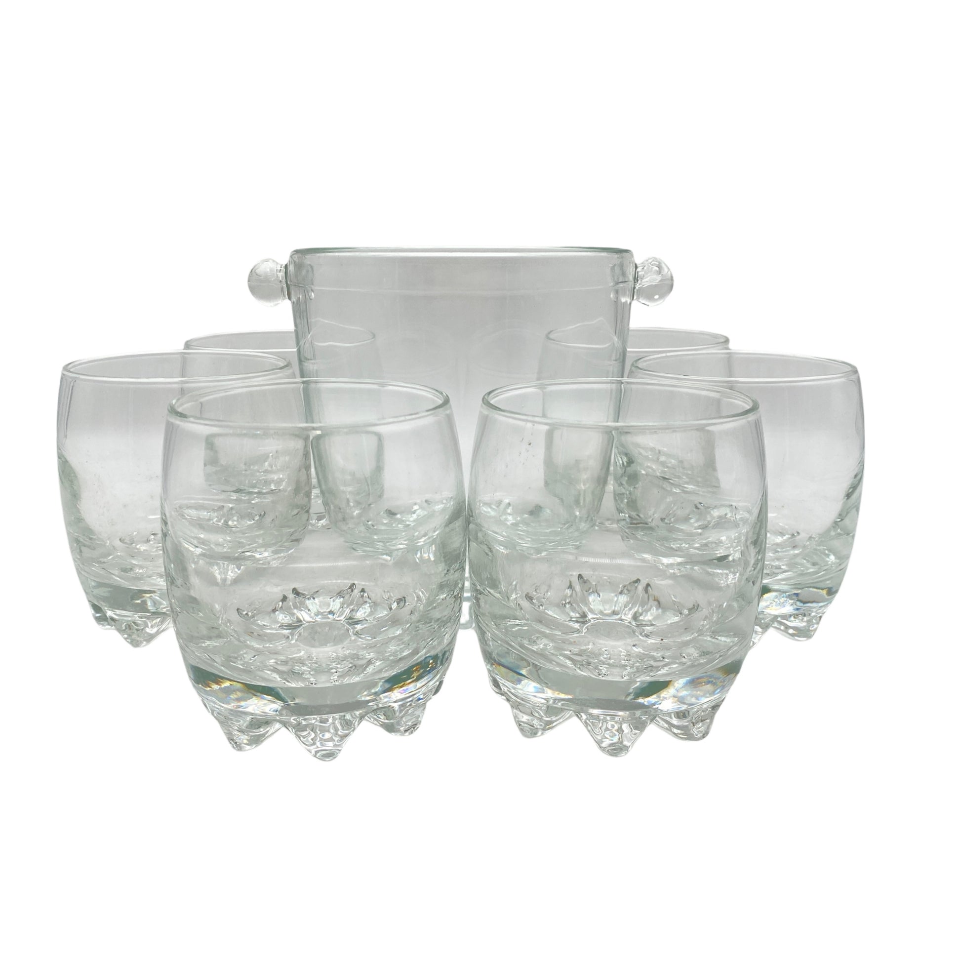 I Vetri di Fidenza Whisky Set Ice Bucket Eiseimer Gläser Vintage 70er 80er 