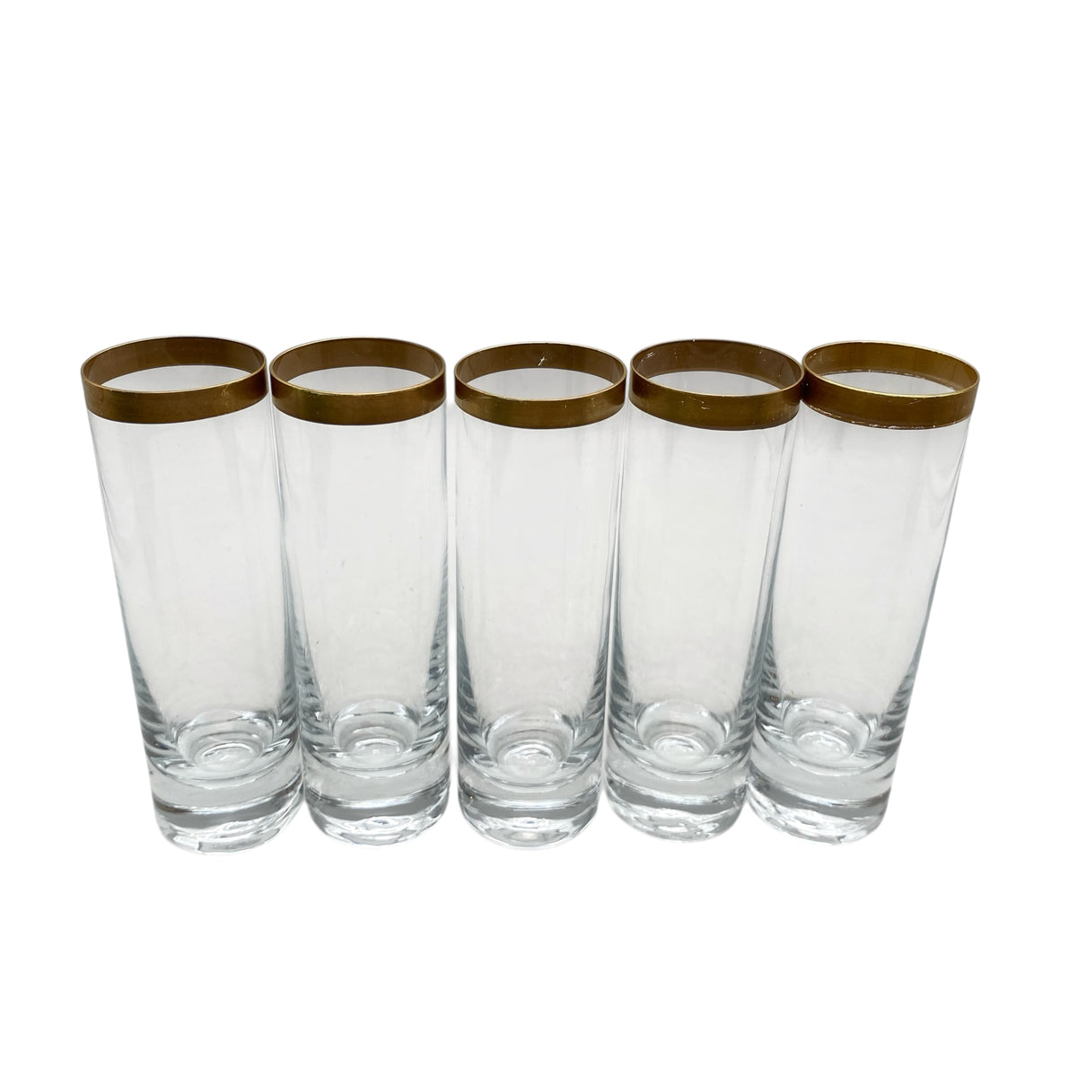 Ingrid Glas Sektglas Goldfarben 70er