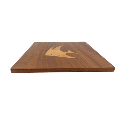 Intarsienbild Holz Teak Fisch Mid Century 50er 60er Lounge
