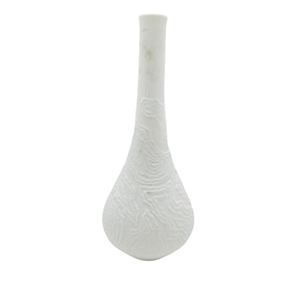 Kaiser Bisquit Porzellan Vase Nr 201 weiß matt 60er 70er Mid Century Vintage