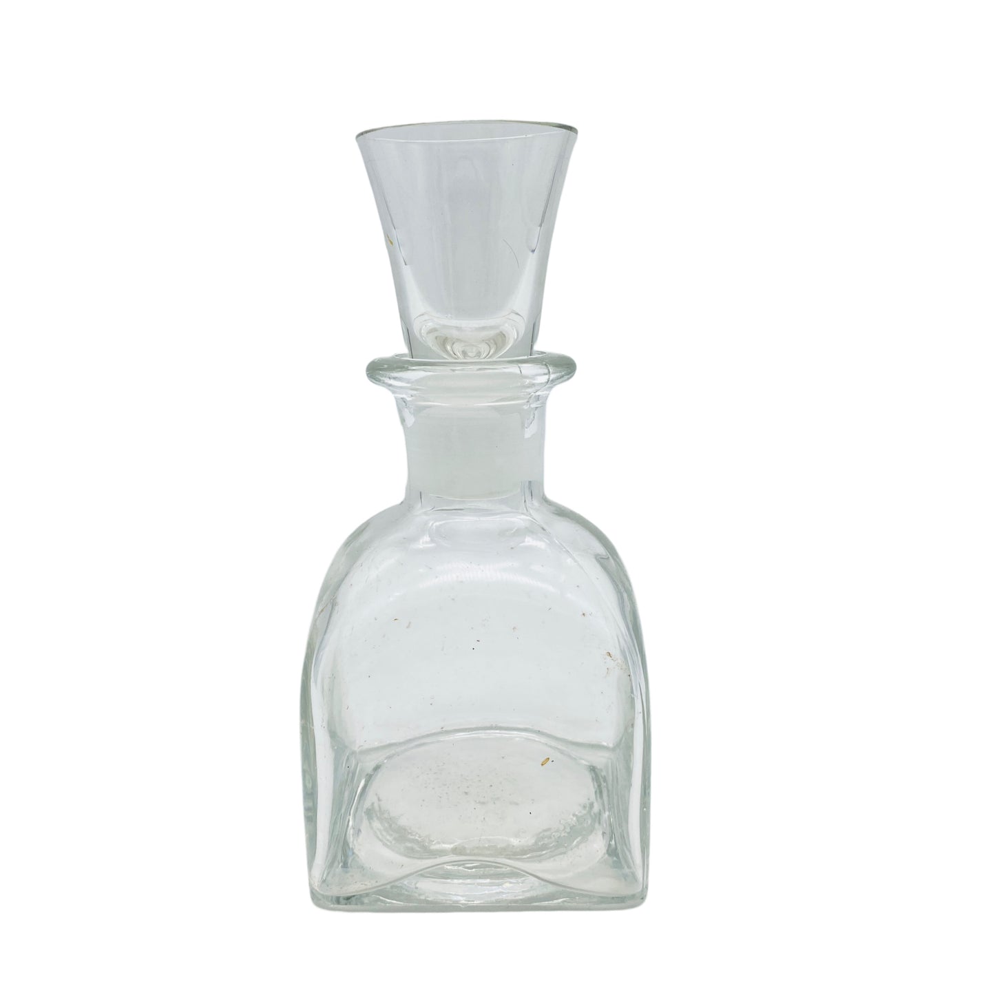 Karaffe Flasche mit Stopfen als Glas Vintage 50er 60er Jahre 