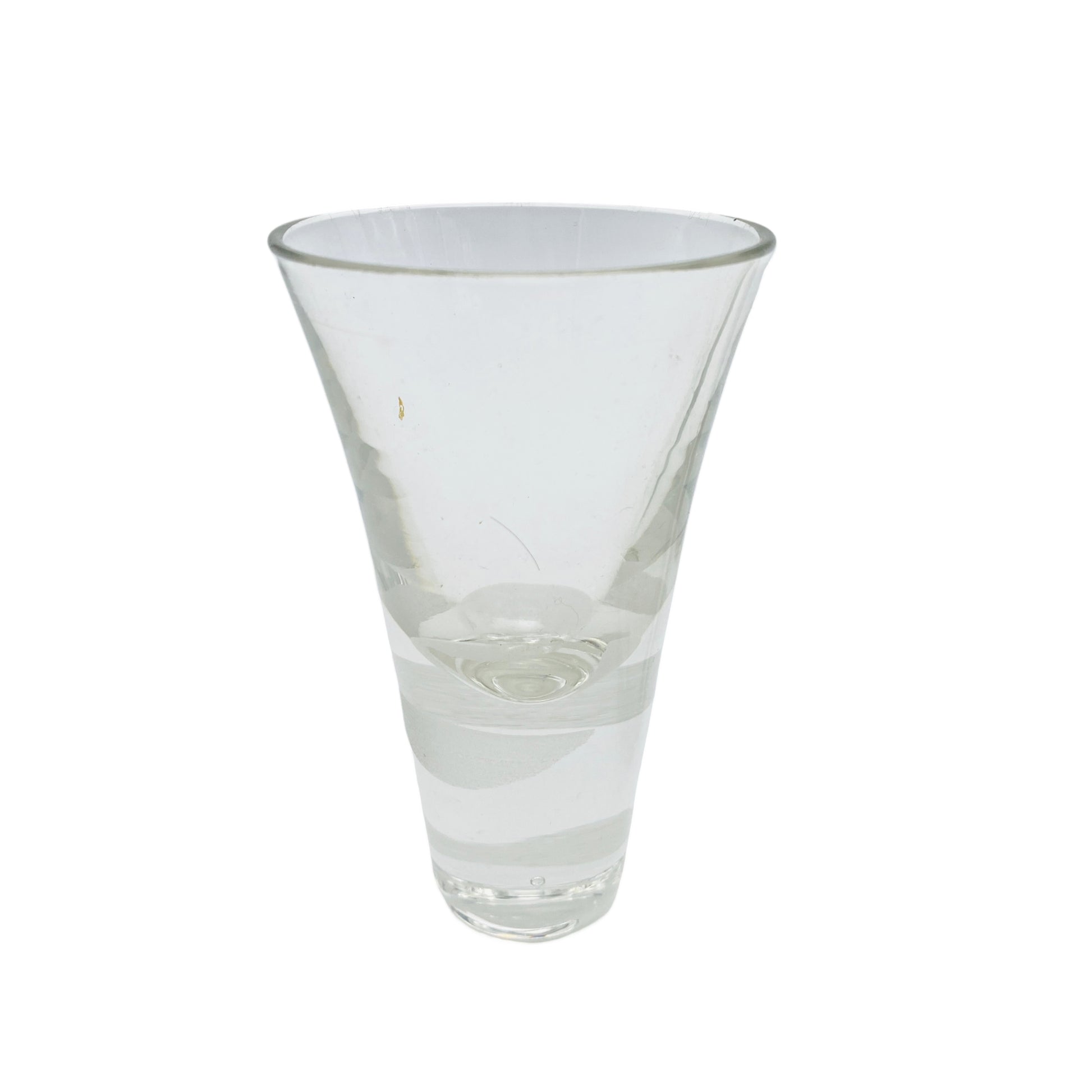 Karaffe Flasche mit Stopfen als Glas Vintage 50er 60er Jahre 
