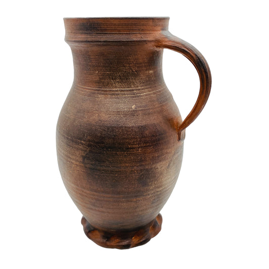Keramikvase braun Henkelvase Vintage Dekoration 80er Jahre Keramik
