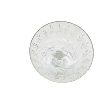 Likörgläser beschliffen Sterne Mid Century Gläser transparent 50er 60er Jahre Vintage Design