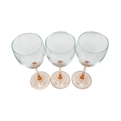 Luminarc Weingläser 3er Set rosa rosé Gläser Vintage