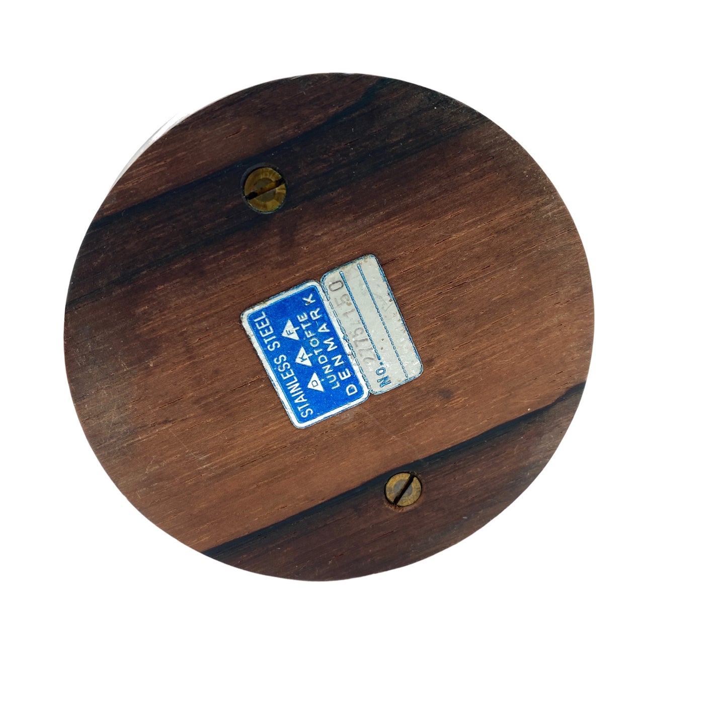 Lundtofte Denmark Kanne Edelstahl Holz 60er 70er Mid Century Lounge