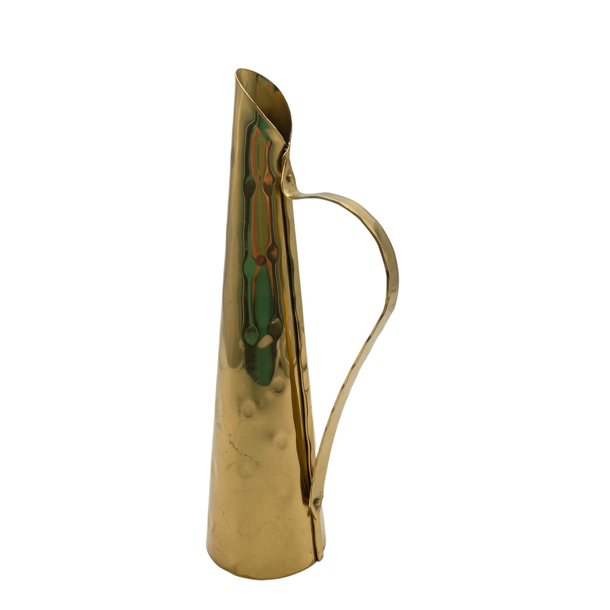 Messing Vase Henkelvase 50er Jahre Mid Century Lounge