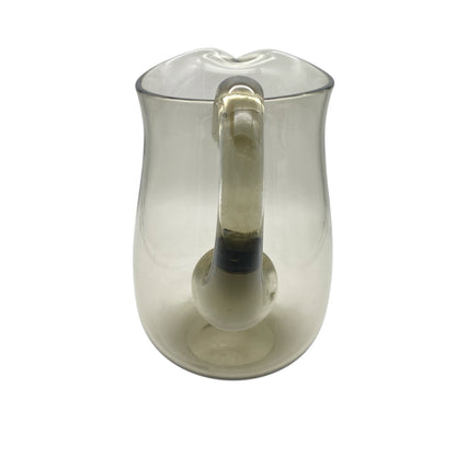 Mid Century Karaffe Rauchglas Krug aus Glas 50er 60er 70er Jahre Vintage Kanne