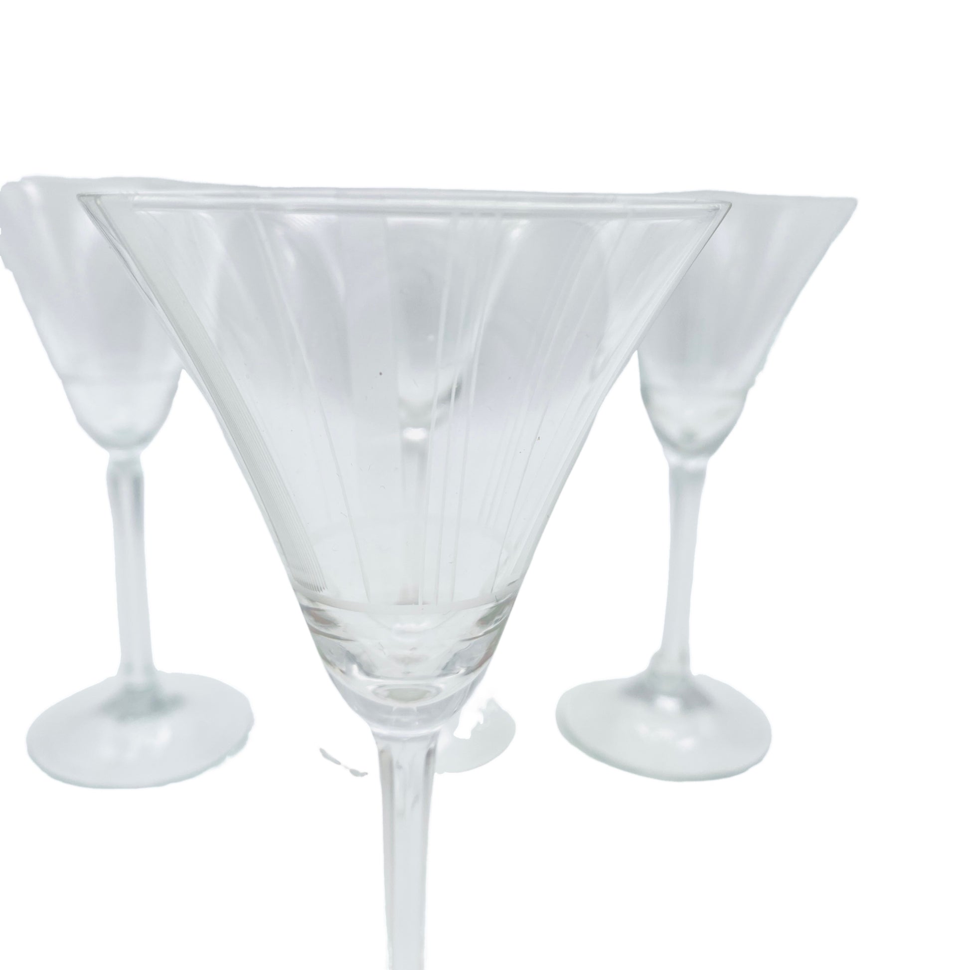 Mid Century Sherrygläser 40er 50er Jahre Vintage Gläser Glas