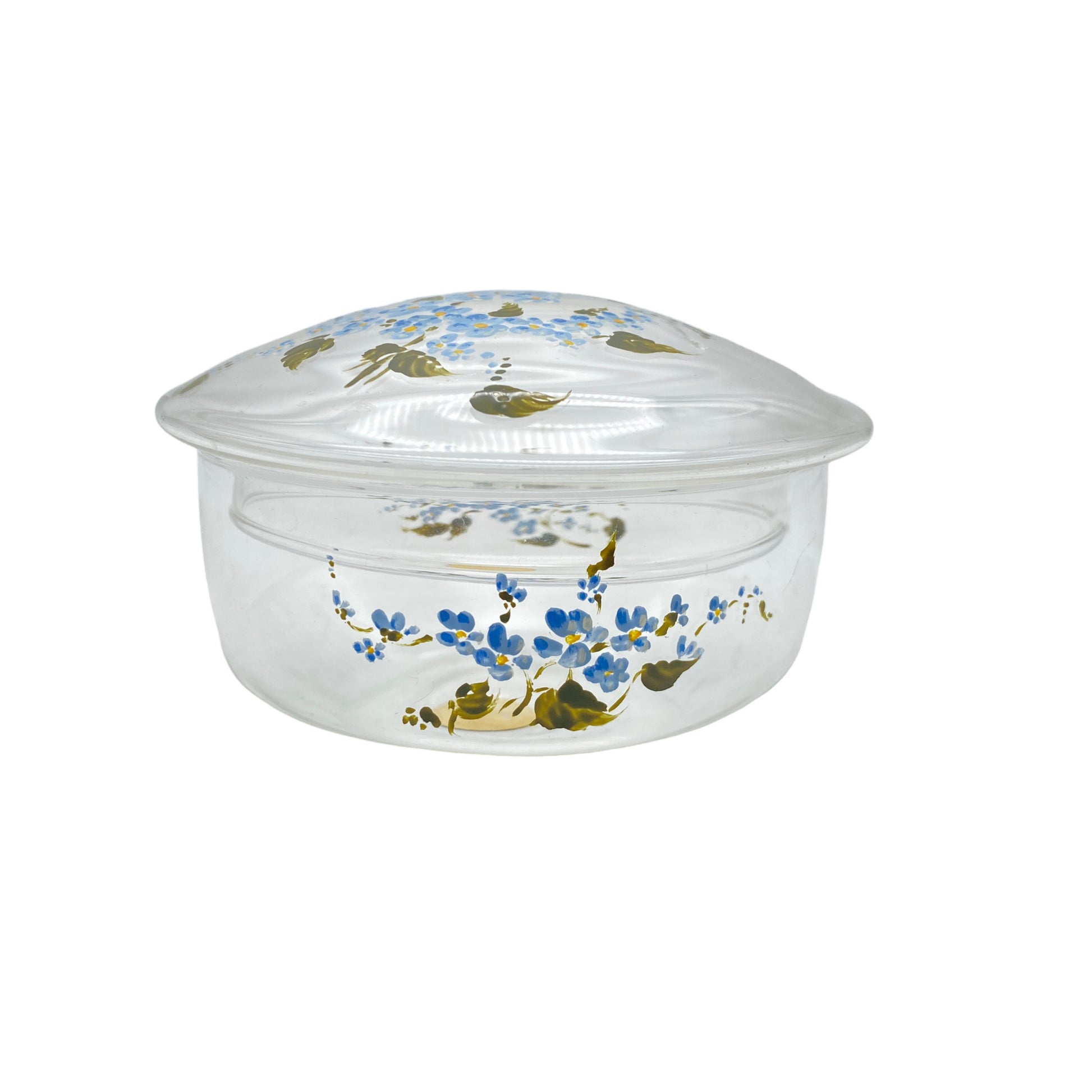Papavero Glasdose Deckeldose Gla Vintage Prodotti Artigiani Alassio