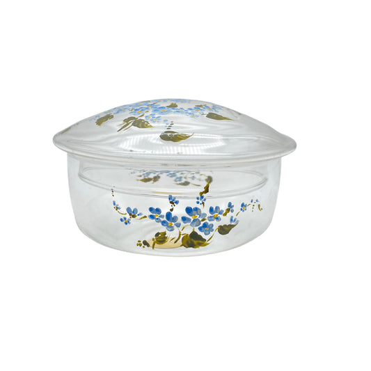 Papavero Glasdose Deckeldose Gla Vintage Prodotti Artigiani Alassio