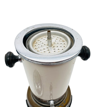 Perkolator Vintage Emaille Metall Chrom 30er 40er 50er Jahre Mid Century