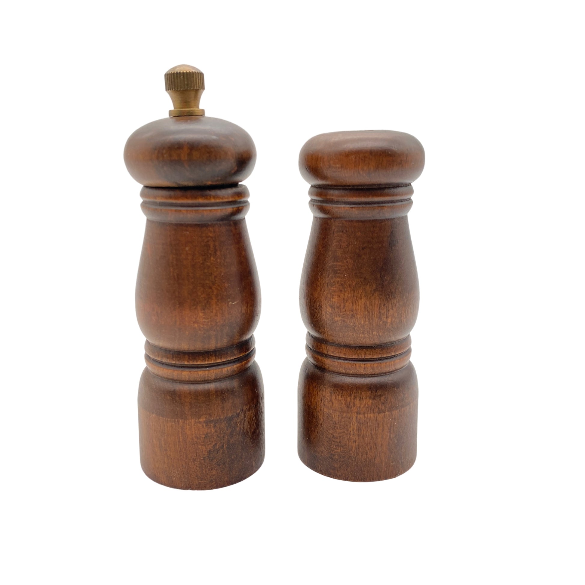 Pfeffermühle und Salzstreuer Holz Vintage 60er 70er Jahre